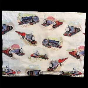 RARE Pottery Barn Kids Thomas Train&Friends Standard Pillow Sham Organic Cotton
